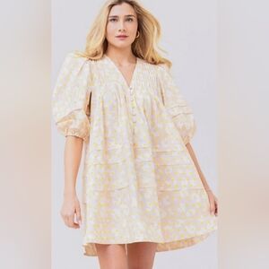 Hunter Bell Jenkins Dress, Animal Dot $395.00 Size Small Nwot New!